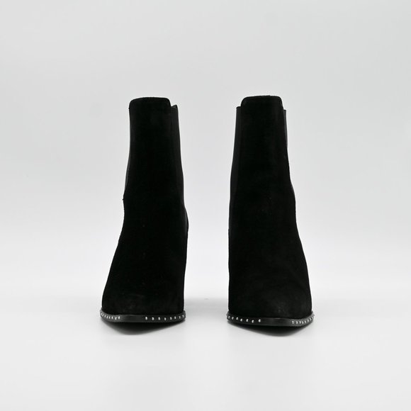 TOPSHOP Suede Pointed Heeled Chelsea Bootie - Picture 3 of 6